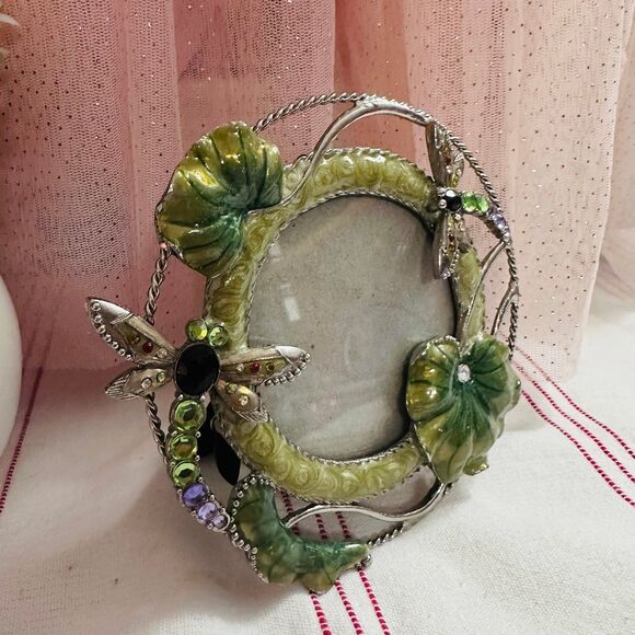 Dragon Fly Genuine Crystal Picture Frame - Picture 3 of 6